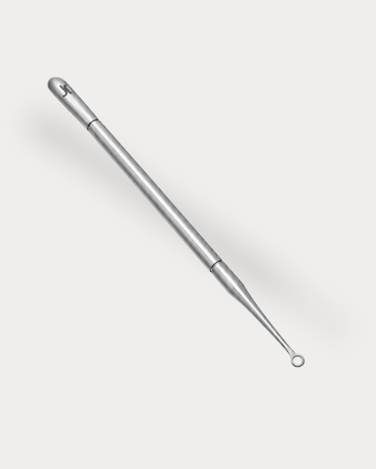 JJ Pro Prep Tools — Push & gO Neglebåndsskubber | Satin Steel
