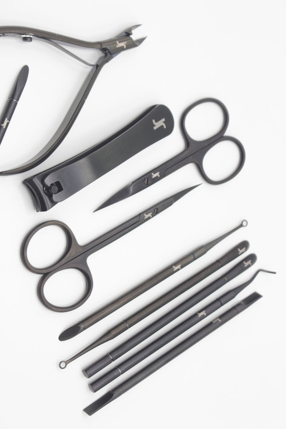 JJ Pro Prep Tools — PUSH Neglebåndsskubber | Satin Black